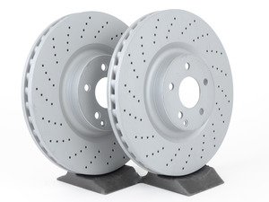 ES#2784662 - 2214211812KT1 - Front Brake Rotors - Pair (360x36) - Does not include new rotor securing screws - Zimmermann - Mercedes Benz