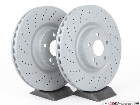 ES#2784662 - 2214211812KT1 - Front Brake Rotors - Pair (360x36) - Does not include new rotor securing screws - Zimmermann - Mercedes Benz