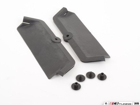 ES#2795987 - 98633136103KT - Underbody Engine Bay Air Guide Kit - Pair of flexible air scoops with mounting hardware - Genuine Porsche - Porsche