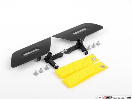 ES#2839603 - DH21BLKYLW - RS Style Door Pull Set - Yellow - Give your interior the racing feel of the Porsche RS models, sold as a pair - Rennline - Volkswagen