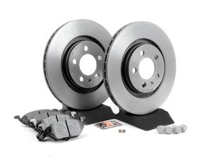ES#2763818 - 1J0698040kt -  Front Brake Service Kit (280x22) - Featuring Brembo rotors with ECS EP24 Enthusiast Performance pads - Assembled By ECS - Volkswagen
