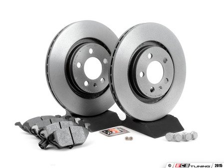 ES#2763818 - 1J0698040kt -  Front Brake Service Kit (280x22) - Featuring Brembo rotors with ECS EP24 Enthusiast Performance pads - Assembled By ECS - Volkswagen