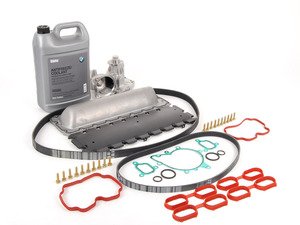 ES#2719104 - 11141742042 - Valley Pan Service Kit - Level 2 - Every thing need for a basic valley pan gasket replacement with all OEM components  - Genuine BMW - BMW