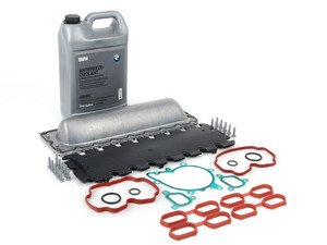 ES#2719100 - 11141742042 - Valley Pan Service Kit - Level 1 - Everything need for a basic valley pan gasket replacement with all OEM components - Genuine BMW - BMW