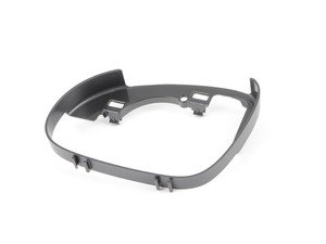ES#317073 - 1K08576019B9 - Black Mirror Housing Trim - Left - Surrounds the mirror glass - Genuine Volkswagen Audi - Volkswagen