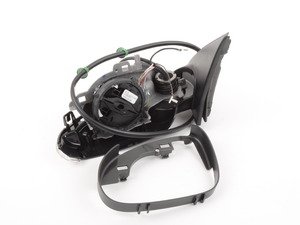 ES#2862779 - 1k1857507btKT - Mirror Assembly - Left - Mirror housing, electric adjustment and heated, does not include painted cover - Genuine Volkswagen Audi - Volkswagen