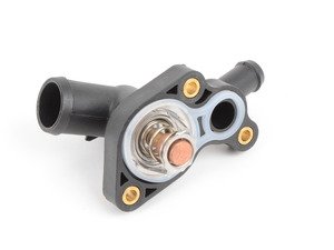 ES#2813512 - 11537512733ASSY - Thermostat Housing w/ Thermostat and Gasket - Includes gasket, thermostat, and housing in one kit - Hamburg Tech - MINI