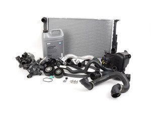 ES#2739954 - 11537549476RKT3 - ECS Cooling System Refresh Kit - Level 3 - Everything you need to totally service your cooling system, including a radiator and belt service - Genuine BMW - BMW