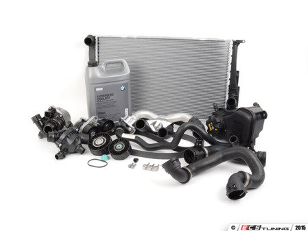 ES#2739953 - 17117547059KT2 - ECS Cooling System Refresh Kit - Level 3 - Everything you need to totally service your cooling system, including a radiator and belt service - Genuine BMW - BMW