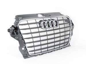 ES#2726167 - 8V5853651B1QP - Grille Assembly - stone grey - Clean up or change your look - Genuine Volkswagen Audi - Audi