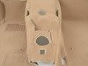 ES#124565 - 51478233394 - Front Carpeting - Beige - Covers the front portion of the floor - Genuine BMW - BMW