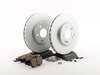 ES#2770024 - 210421251264KT6 - Front Brake Service Kit - Featuring ATE Rotors And Akebono-Euro Ceramic Pads - Assembled By ECS - Mercedes Benz