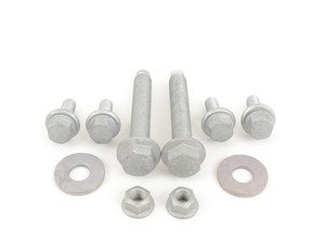 ES#4821182 - 8K0513353EKT2 - Rear Shock Mount Installation Kit - Includes everything you need to install new rear shock mounts! - Assembled By ECS - Audi