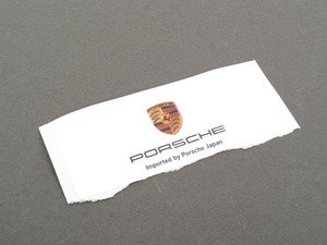 ES#1455144 - 95570167515 - STICKER IMPORT JAPAN - Genuine Porsche - 
