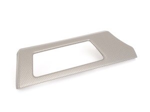 ES#2080286 - 51458049048 - Dashboard Cover - Left, Aluminium/Glacier Silver - Genuine BMW - BMW