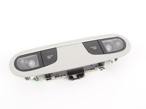 ES#2123030 - 4G0947111AET1 - Rear Dome Light Switch - crystal silver - Replace your faulty rear dome light switch - Includes bulbs - Genuine Volkswagen Audi - Audi