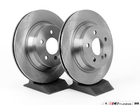ES#2569689 - 2114230912SET6 - Rear Brake Rotors - Pair - Vented rotors, not for use on vehicles with solid rear brake rotors - Balo - Mercedes Benz