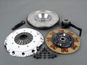 ES#2568949 - 17020HDTZSFKT -  Stage 3 Clutch Kit - Steel Flywheel (20lbs) - Good match for a big turbo build - Clutch Masters - Audi Volkswagen