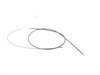 ES#380795 - 4D1823543 - Hood Release Cable - (NO LONGER AVAILABLE) - Connects to the hood latch and the hood latch release lever - Genuine Volkswagen Audi - 