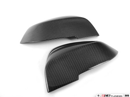 ES#2776739 - 007999ECS04A - Carbon Fiber Mirror Covers - F22/F30/F31/F32/F33/F36 - Add a classy touch of carbon fiber for some added style - ECS - BMW