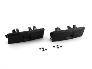 ES#1928118 - 8K0898001 - Front Underseat Storage Bin Kit - Pair - Sabre (Black) - Add convenient storage to both seats with one kit! - Genuine European Volkswagen Audi - Audi