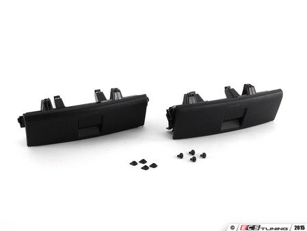 ES#1928118 - 8K0898001 - Front Underseat Storage Bin Kit - Pair - Sabre (Black) - Add convenient storage to both seats with one kit! - Genuine European Volkswagen Audi - Audi