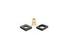 ES#2840889 - 003929ECS0102AKT -  Solid Shifter Cable Bushing Upgrade Kit - Rectangle 8.5mm (F2B) - Round 10mm (S2S) - Tighten your shifter and stop missing shifts with ECS Billet and Bronze shifter bushings! - ECS - Audi Volkswagen
