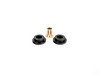 ES#2840885 - 003929ecs0104aKT -  Solid Shifter Cable Bushing Upgrade Kit - Rectangle 8.5mm (F2B) - Round 8.0mm (S2s) - Tighten your shifter and stop missing shifts with ECS Billet and Bronze shifter bushings! - ECS - Audi Volkswagen