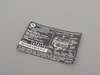 ES#185122 - 71227833194 - Emissions Sticker - These stickers specify emissions requirements have been met from the factory. - Genuine BMW - BMW