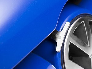 ES#2748842 - 4200ECS01A-02 -  Billet Aluminum Hood Pull Release Rod - Nickel-Chrome - Billet aluminum hood release replacement for plastic OEM hood pull - ECS - Volkswagen