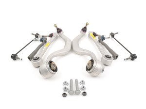 ES#2598884 - 31121092609KT3 - Front Suspension Refresh Kit - Level 2 - Control arms, bushings, hardware, tie rods, and stabilizer end links for a more complete front suspension rebuild - with Lemforder components - Lemforder - BMW