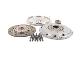 ES#2826553 - 10105200509K - 228mm steel flywheel and OEM clutch kit - Includes clutch disc, steel flywheel, pressure plate, release bearing and pressure plate hardware. - Autotech - Volkswagen