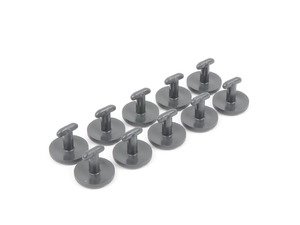ES#2602341 - 51478243737KT - Rotary Latch - Anthracite - Pack Of 10 - 17mm - Genuine BMW - 