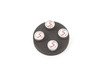 ES#64265 - 36110429652 - MINI "Cooper S" Logo Valve Stem Caps Set - Priced As Set - Get the "S" look in red color scheme - Genuine MINI - MINI