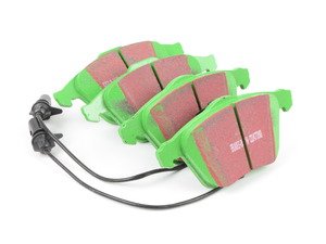 ES#519850 - DP21495 -  Front GreenStuff Performance Brake Pad Set - A mildly upgraded pad, great for an afternoon of sporty driving, includes wear sensors - EBC - Audi