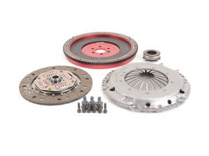 ES#2826530 - 10105060509K - 228mm lightweight aluminum flywheel and OEM vR6 clutch upgrade kit - Comes with Pressure plate, Clutch Disc, Throw-out Bearing, related hardware - Autotech - Volkswagen