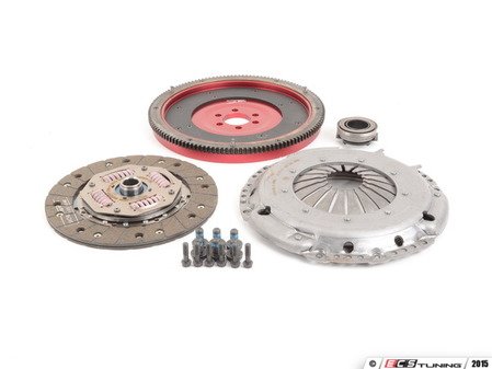 ES#2826530 - 10105060509K - 228mm lightweight aluminum flywheel and OEM vR6 clutch upgrade kit - Comes with Pressure plate, Clutch Disc, Throw-out Bearing, related hardware - Autotech - Volkswagen