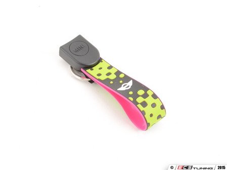 ES#2715092 - 82292353330 - Key Chain Lanyard - Vivid Green   215415 - Rubberized lanyard for your MINI key fob - Genuine MINI - MINI