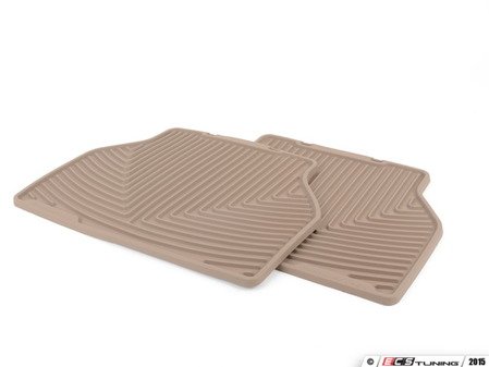 ES#2193894 - W157TN - E39 Rear All-Weather Floor Mats - tan - All-weather protection to endure the harshest conditions - WeatherTech - BMW