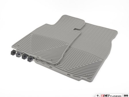ES#2194114 - W156GR - Front All-Weather Floor Mats - grey - All-weather protection to endure the harshest conditions - WeatherTech - BMW