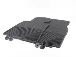 Front All-Weather Floor Mats - black