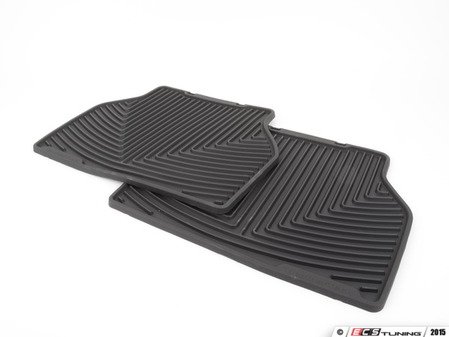 ES#2193892 - W157 - E39 rear All-Weather Floor Mats - Black - All-weather protection to endure the harshest conditions - WeatherTech - BMW
