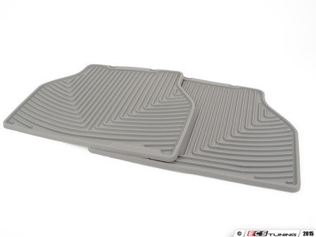ES#2193893 - W157GR - E39 Rear All-Weather Floor Mats - grey - All-weather protection to endure the harshest conditions - WeatherTech - BMW