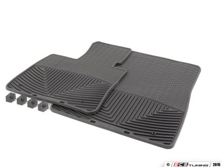 ES#2195012 - W74 - Front All-Weather Floor Mats - black - Digital Laser Measured Floor Liners For Maximum Interior Protection In All Weather Conditions! - WeatherTech - BMW