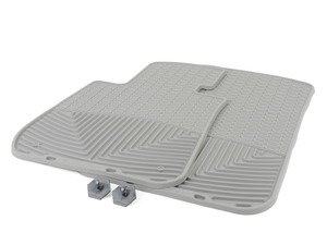 ES#2194982 - W61GR - Front All-Weather Floor Mats - Grey - Digital Laser Measured Floor Liners For Maximum Interior Protection In All Weather Conditions! - WeatherTech - BMW