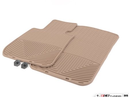 ES#2194857 - W183TN - All Weather Front Rubber Mats - Tan - All-weather protection to endure the harshest conditions - WeatherTech - MINI