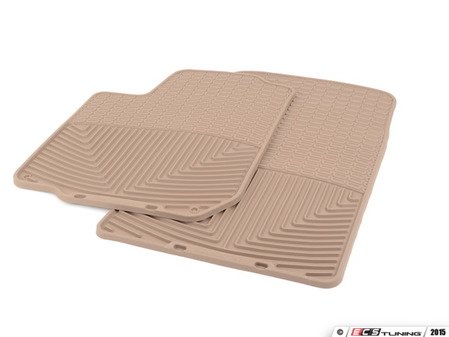 ES#2194909 - W31TN - Front All-Weather Floor Mats - Tan - All-weather protection to endure the harshest conditions - WeatherTech - Audi Volkswagen