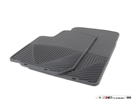 ES#2194907 - W31 - Front All-Weather Floor mats - Black - All-weather protection to endure the harshest conditions - WeatherTech - Audi Volkswagen