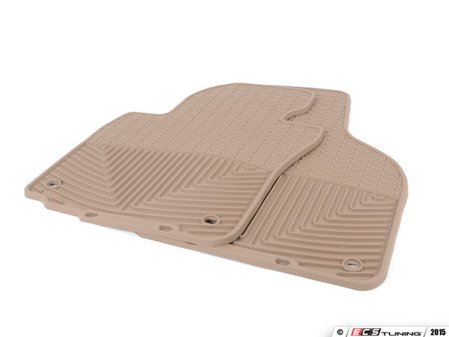 ES#2194971 - W53TN - Front All-Weather Floor Mats - Tan - All-weather protection to endure the harshest conditions - WeatherTech - Audi Volkswagen