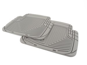 ES#2193955 - W50GR - Rear All-Weather Floor Mats - Grey - All-weather protection to endure the harshest conditions - WeatherTech - Audi BMW Volkswagen Porsche